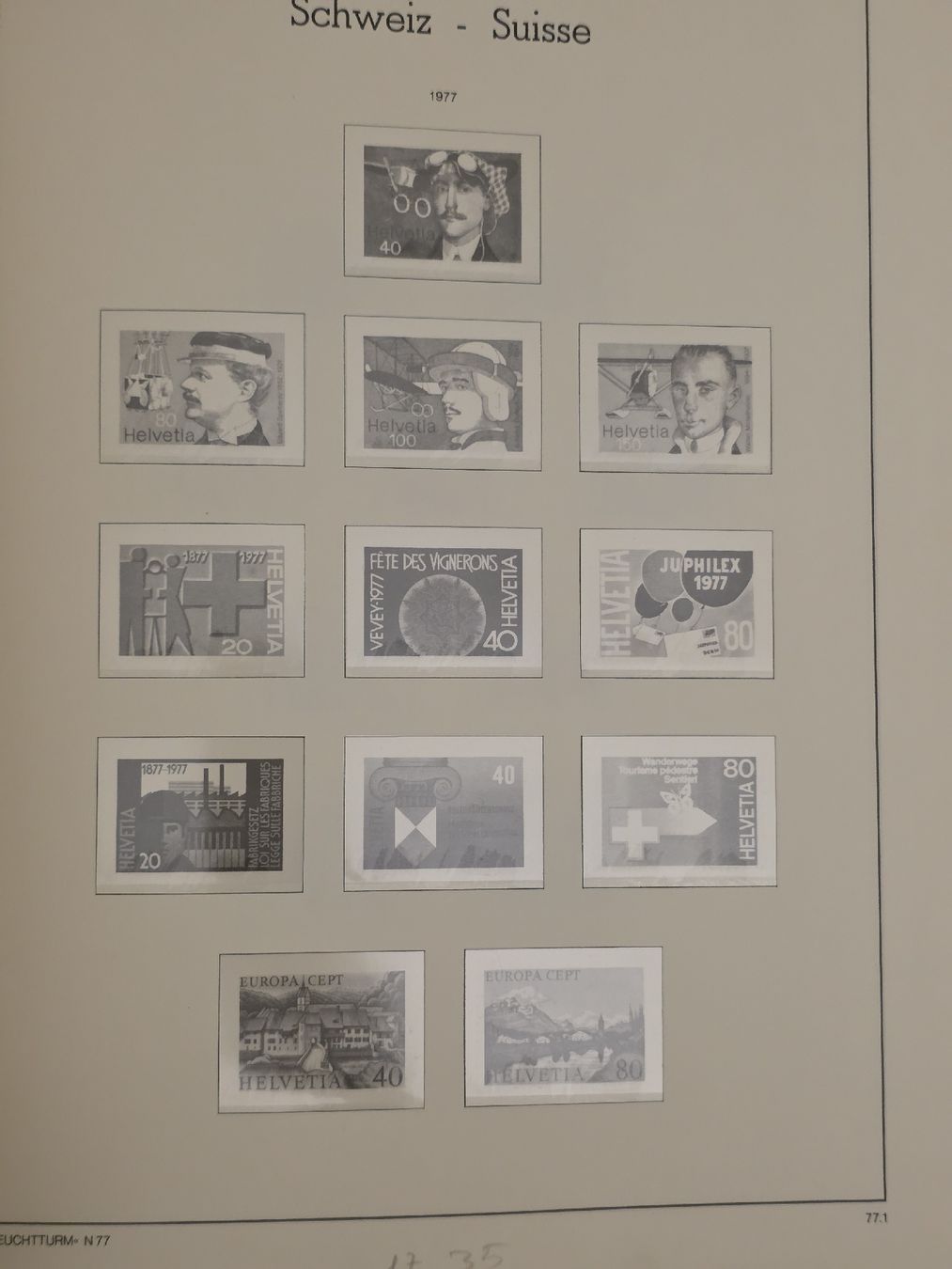 Tous les timbres: Postfrisch Briefmarken Schweiz  – Neuf (Voir description) à Bern par Kocholo 6