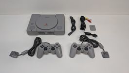 Sony PlayStation 1 mit 2 Controller