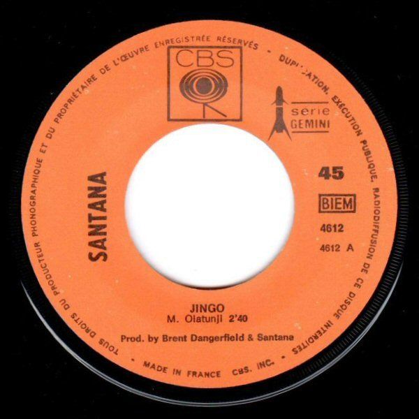 Dischi in vinile: Santana: Jingo / Persuasion 7" – Usato da Steinhausen venduto da Vilivinili