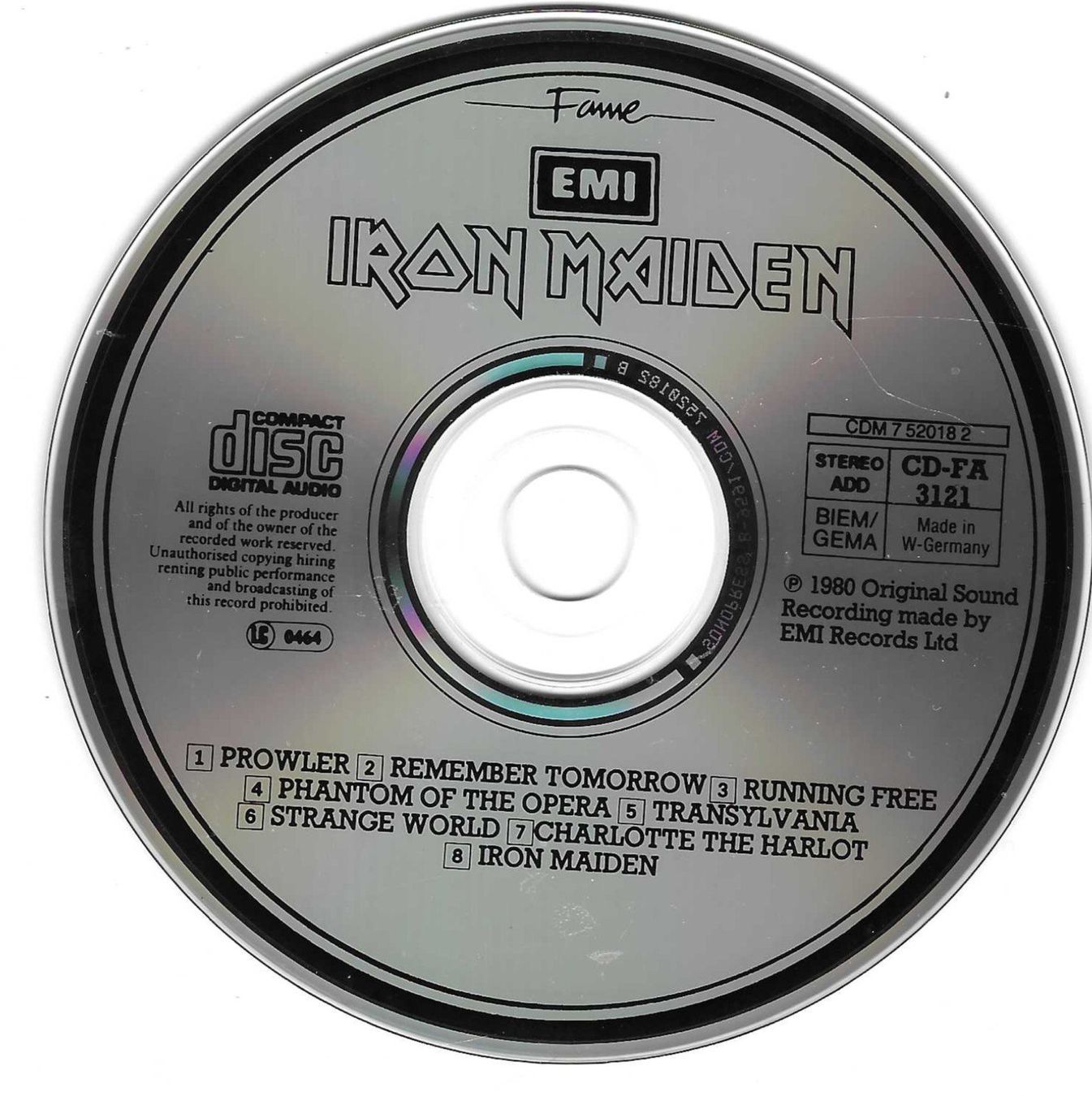 CDs: IRO MAIDEN – D'occasion à Bex par Giorgiob 2
