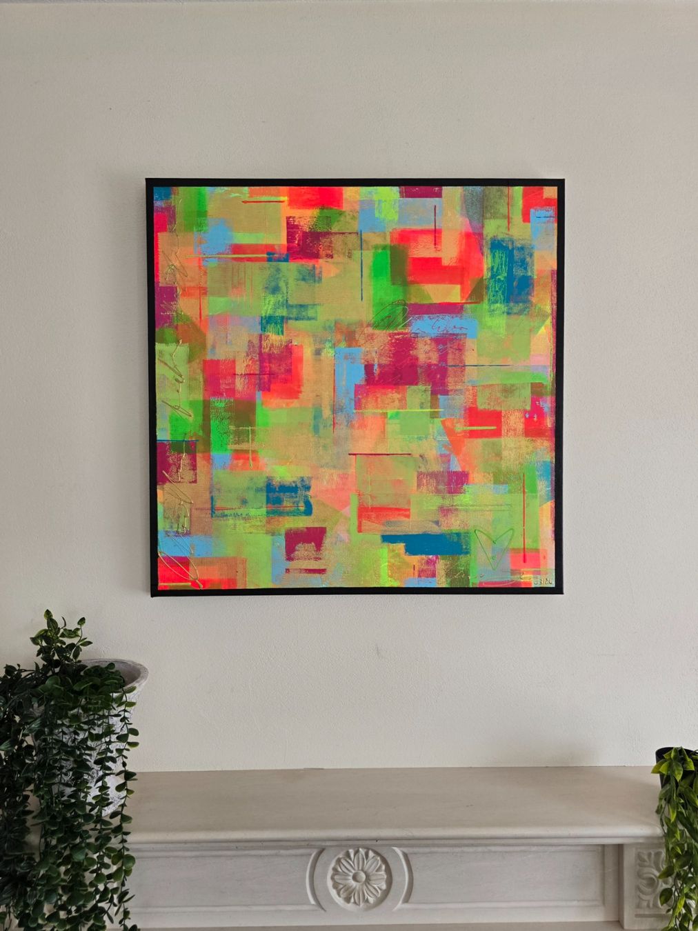 Dipinti: Acrylbild 'Euphoria' • 80x80 – Nuovo (secondo la descrizione) da Wikon venduto da Nephilim74 5