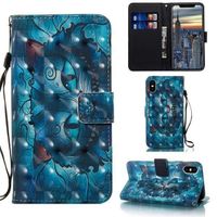 iPhone X XS Hülle Etui Wallet Case Flip Cover Tasche Coque
