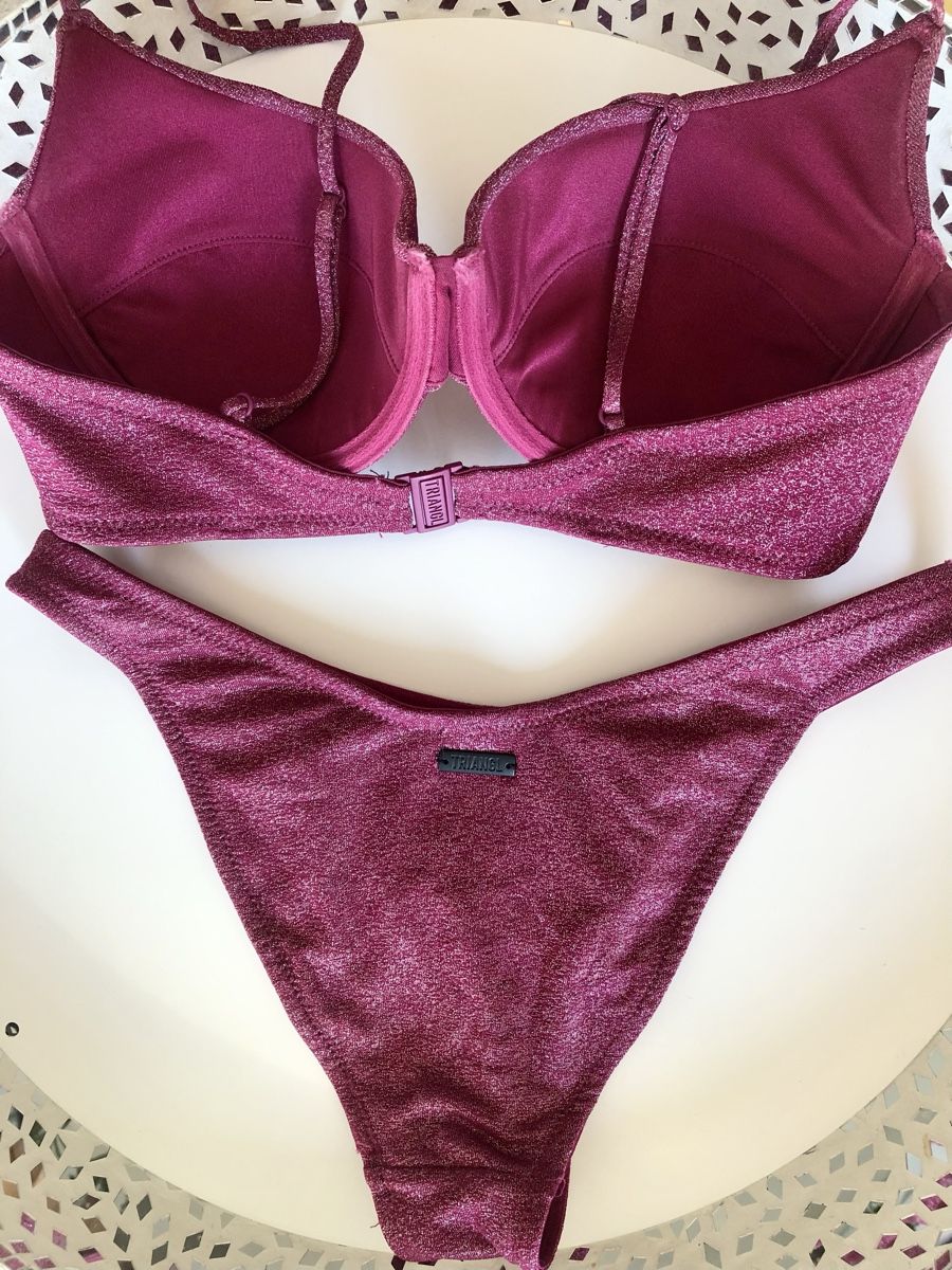 Costumi da bagno & Bikini: Bikini Triangl rose grape lurex – Nuovo (secondo la descrizione) da Clarens venduto da ale_yc7t 2