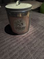 Blechdose mit Deckel Metall Kaffeedose Deko 14cm H