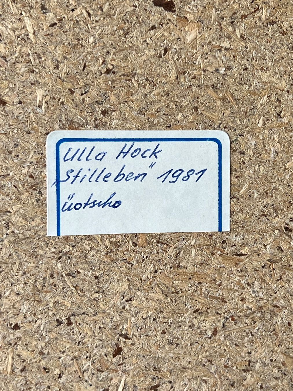 Dipinti: Ulla Hock Gemälde abstraktes "Stillleben 1981" – Usato da Adliswil venduto da buch_und_kunst 6