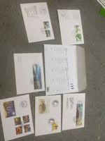 Lot timbres enveloppe 