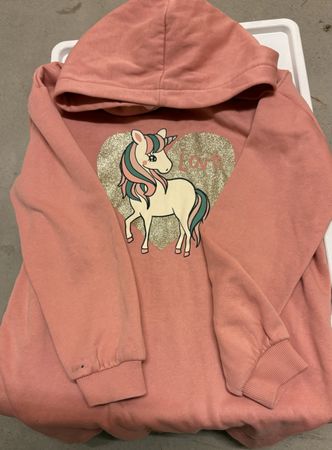 C&A Hoodie mit Einhorn Motiv rosa Grösse 140 gebraucht