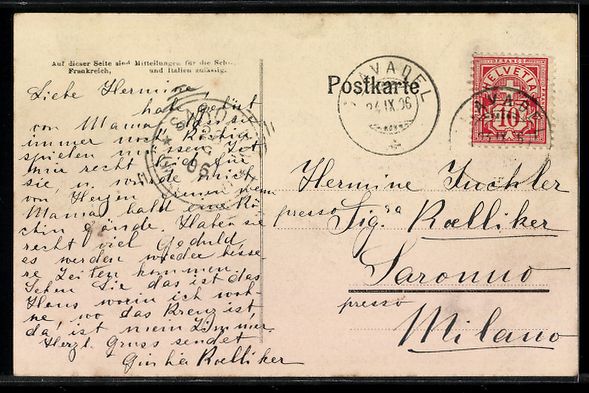 Cartes postales: AK Davos, Sanatorium Clavedel, 1906 – D'occasion à Berlin par bartko-reher 1