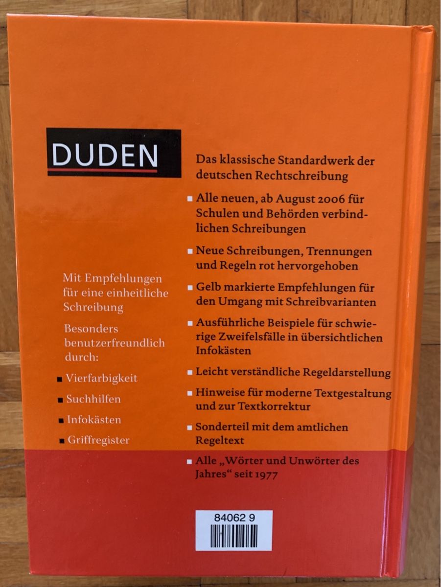 Livres: Duden - Die deutsche Rechtschreibung – Neuf (Voir description) à Kriens par sole60 1