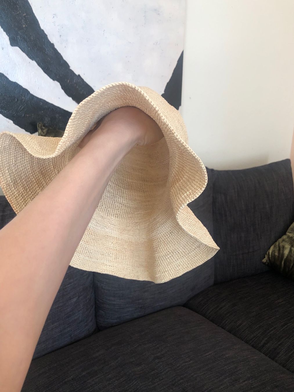 Copricapi, berretti & cappellini: Strohhut Raffia Gr S/M – Usato da Zug venduto da estarthyme 8