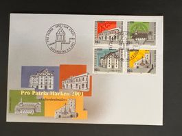 FDC Luxus 2001 Sondermarken Philswiss Spezialcouvert (R351)