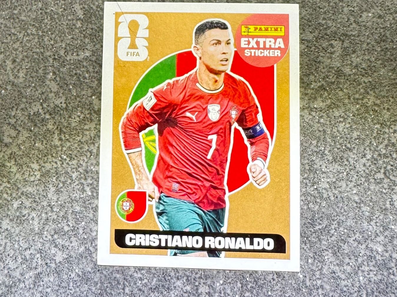 Panini Carte collezionabili: Panini WM 2026 Cristiano Ronaldo Extra Sticker – Nuovo (secondo la descrizione) da Alterswil FR venduto da nic_p5mn