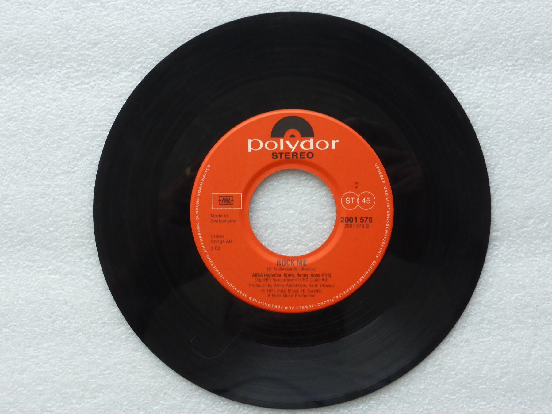 Schallplatten: Vinyl Single   ABBA – Gebraucht aus Küssnacht am Rigi von Mondkinder 2