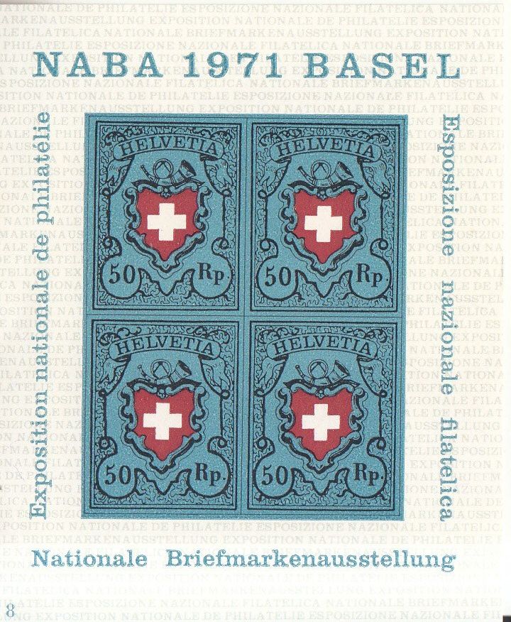 Tutti i francobolli: SBK W45 postfrisch, Block Nr. 8 von 1 - 30 – Usato da Bürglen TG venduto da StampGraf