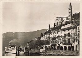 Morcote (TI) Lago di Lugano battello Boot DampfschifG