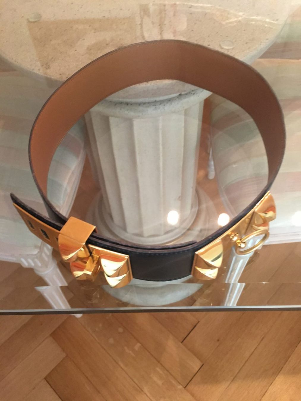 Hermès Gürtel: Ceinture Hermès collier de Chien – Gebraucht aus Pully von Occasions-luxe.Golay 2