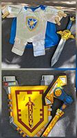 Lego Ritter Kostüm mit Zubehör