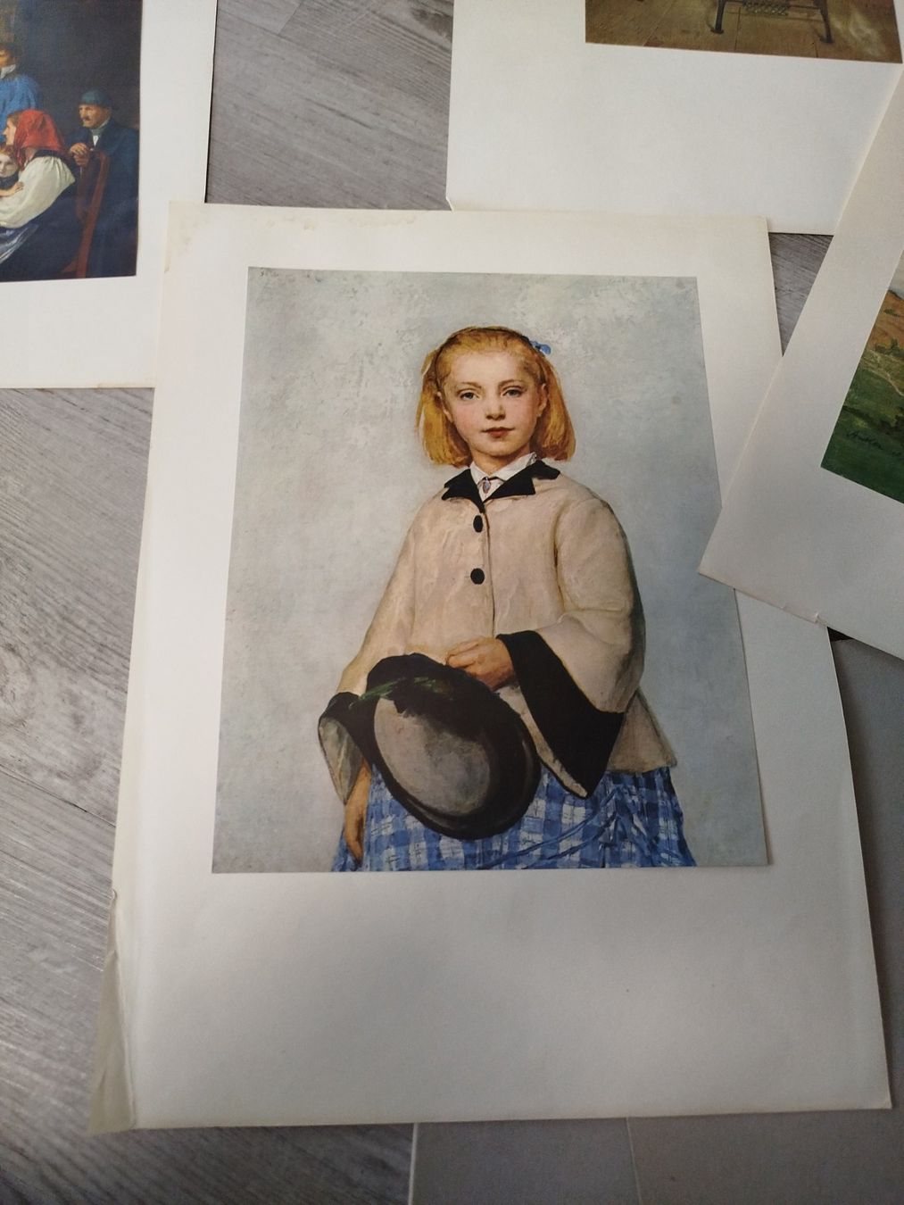 Dipinti: Albert Anker 2 Kunstmappen farbige Drucke & Beschrieb – Usato da Glashütten venduto da lightmoon 2