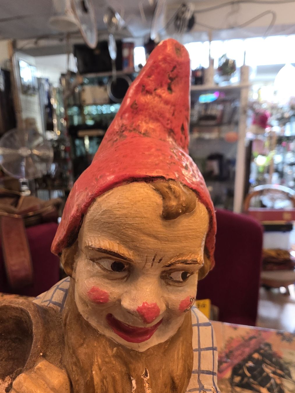 Statuette: Antikee Gartenzwerg Ton ode Gips  – Usato da Arbon venduto da MadameLuLa9320 1
