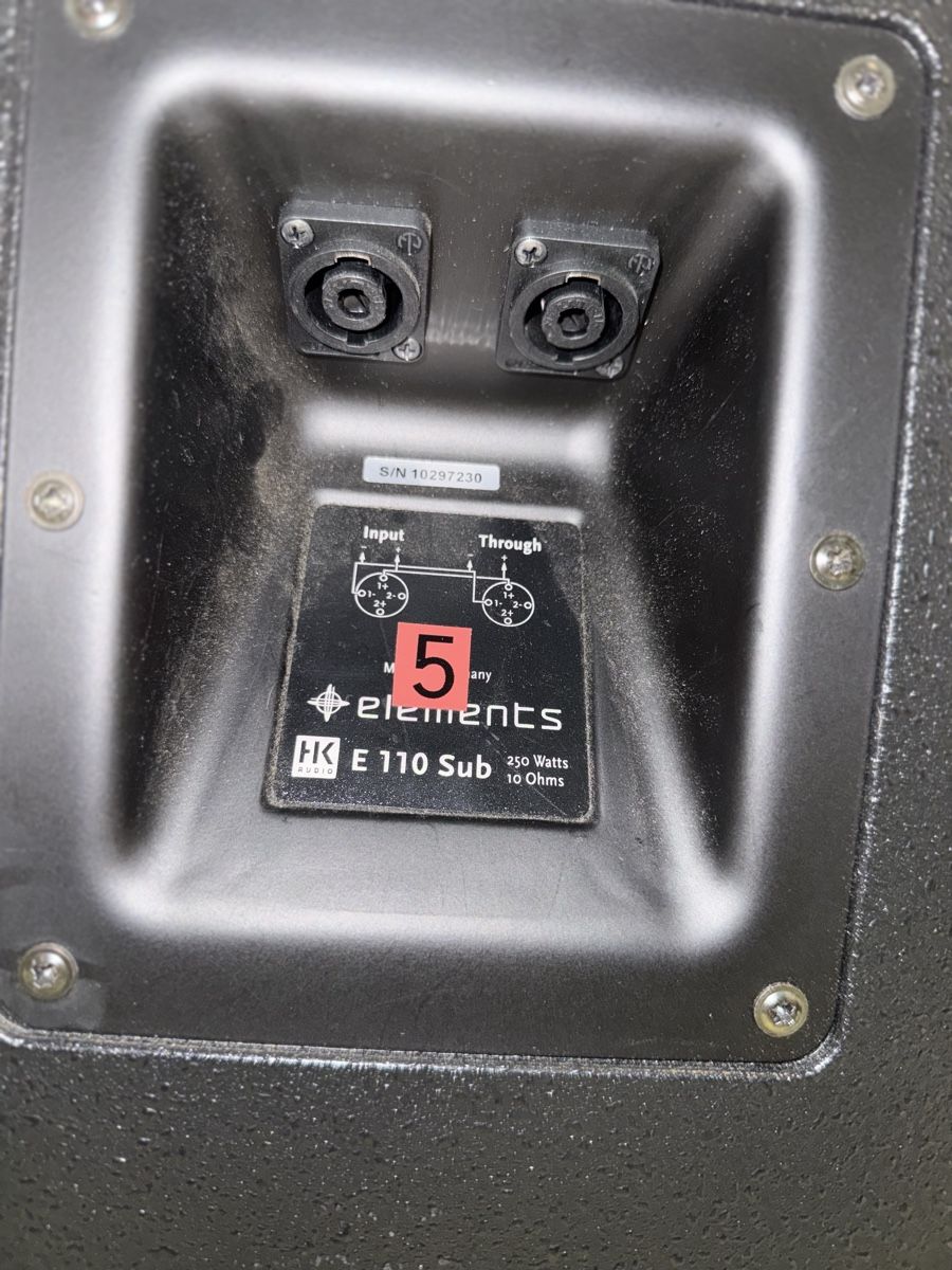 HK Audio Casse acustiche: HK Audio Elements E110 Sub gebraucht – Usato da Zofingen venduto da Freewilli78 3