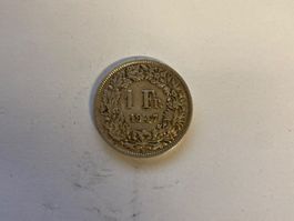 Pièce 1 Franc Suisse 1947 Helvétia