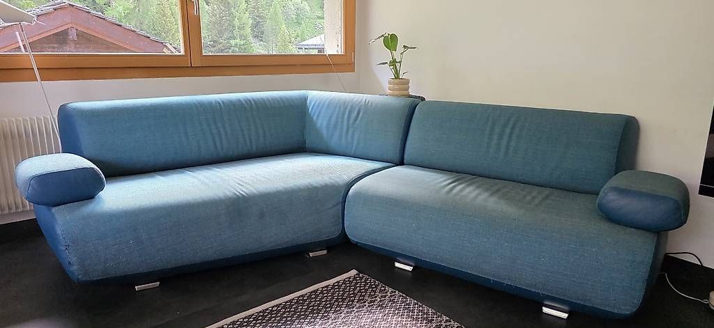 Sofas: Canapé bleu 4 places! – Gebraucht aus Vissoie von Kalia_mnrd 4