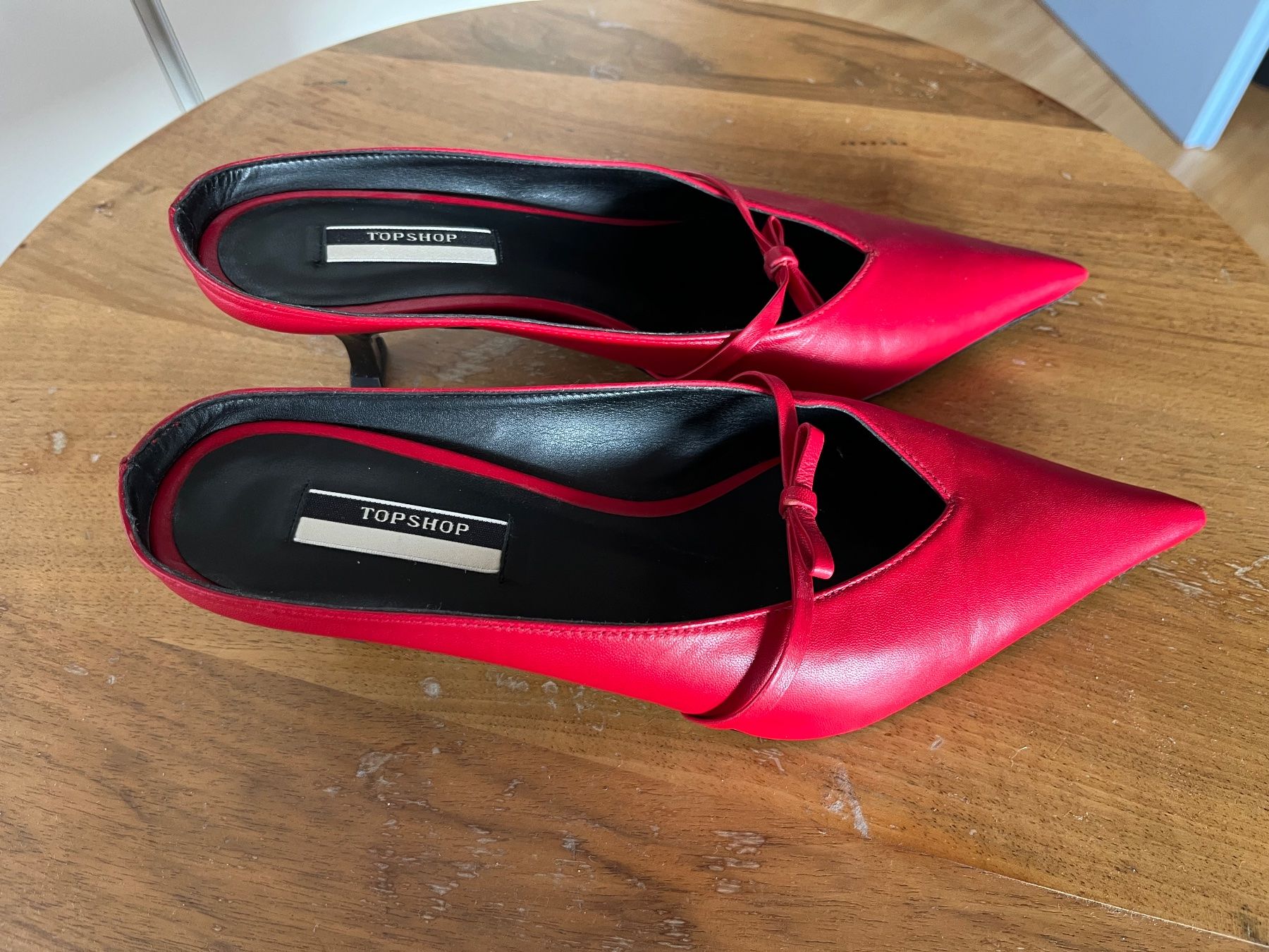 Topshop Damenschuhe: Topshop Pantoletten rot Gr. 36 – Gebraucht aus Lostorf von bella1961 2