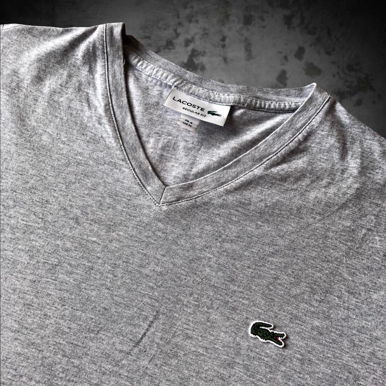 Lacoste T-shirt: T-Shirt Lacoste Regular Fit Grey Men M – Usato da Genève venduto da ang_7j7j 4
