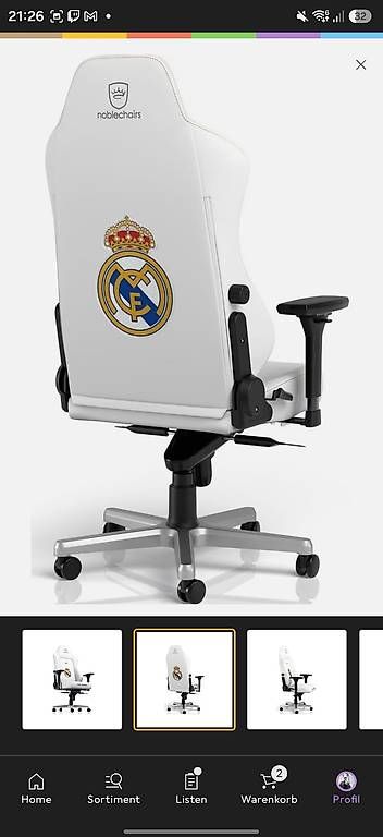 Sedie: Büro/Gamingstuhl Real Madrid – Usato da Hettenschwil venduto da cor_2ynk 3