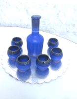 Keramikflasche mit 6 Gläsern, hergestellt in Griechenland