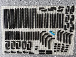 Lego Technik schwarze runde Lochbalken LotZ