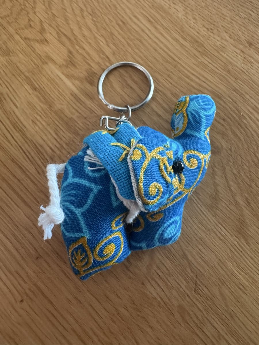 Portachiavi: Elefant Schlüsselanhänger Stofftier blau – Nuovo (secondo la descrizione) da Winkel venduto da Schorley 2