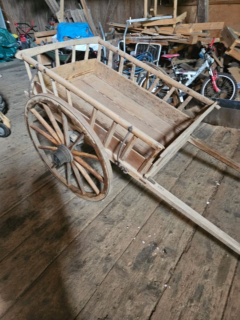 Schubkarren: Holzleiterwagen – Gebraucht aus Orpund von rodolfo58 1