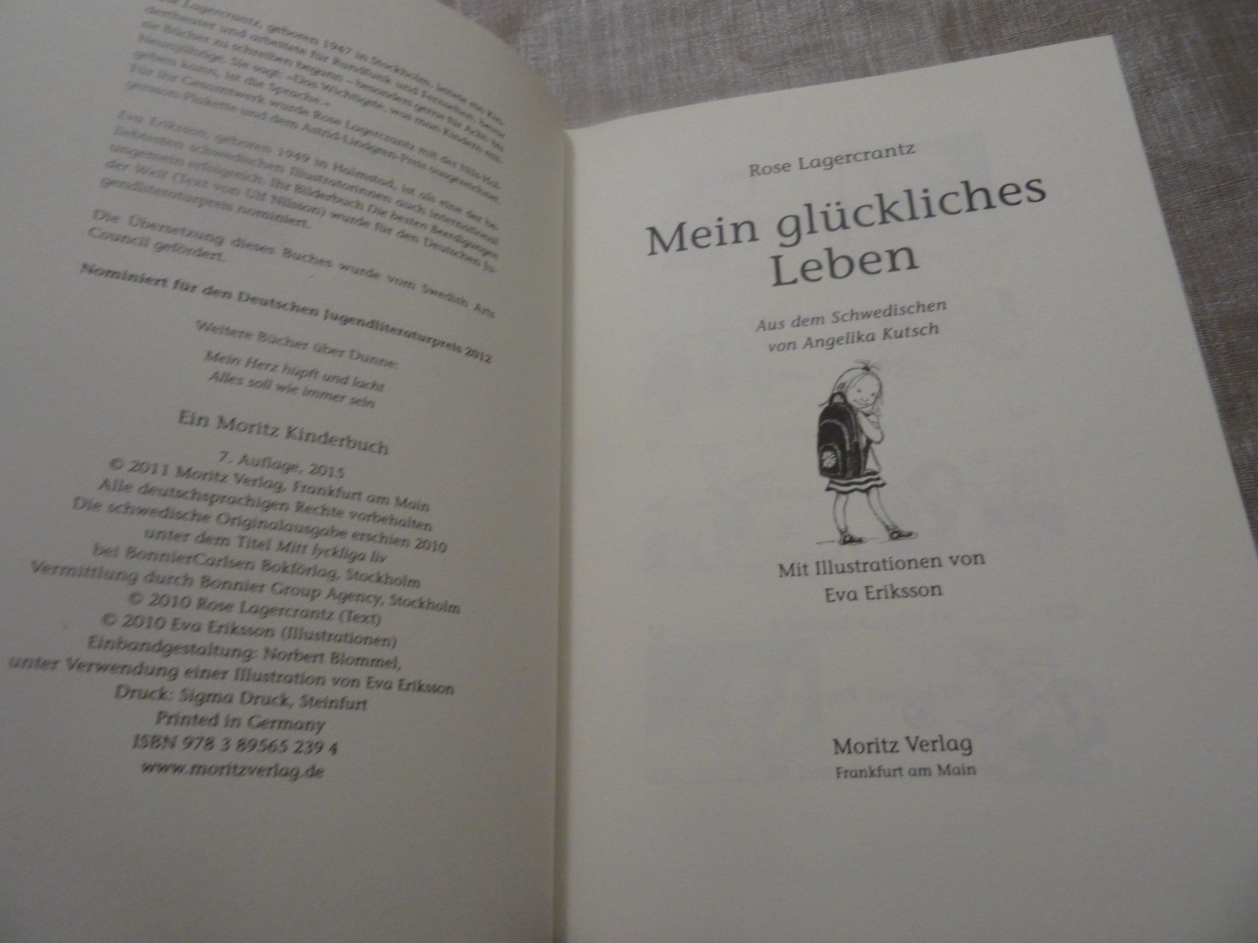 Bücher: Mein glückliches Leben  Rose Lagercrantz – Gebraucht aus Olten von pechsisa1 1