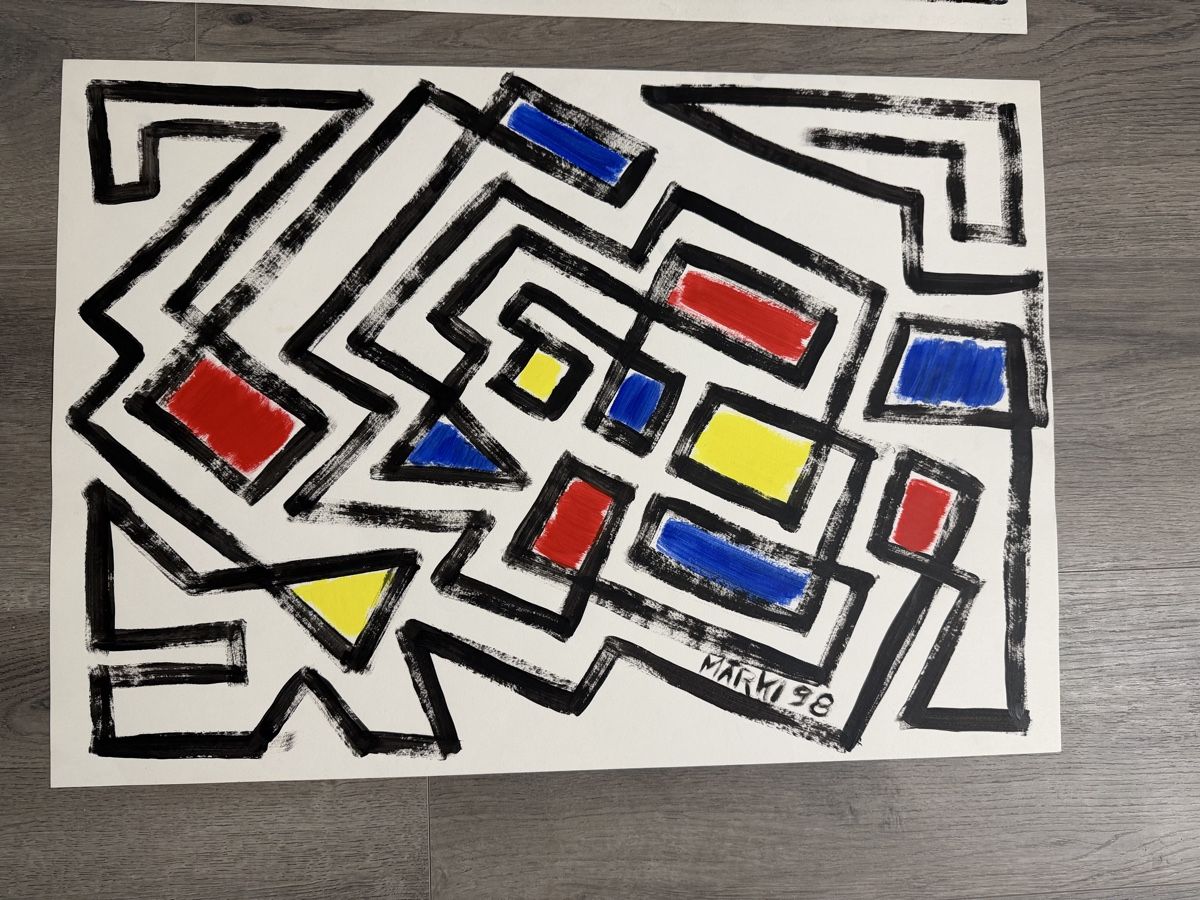 Foto & Immagini: Originale Kunstwerke, signiert, abstrakte Malerei! – Usato da Gunten venduto da starfish3 4