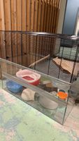 Grosser Nagerkäfig für Hamster oder Mäuse inkl. Zubehör