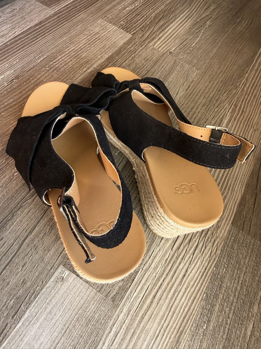 Ugg Scarpe da donna: Sandales compensées UGG noires  - Taille 37 – Nuovo (secondo la descrizione) da Monthey venduto da Joseph-29 1