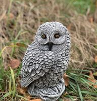 Eule Gartenfigur Gartenskulptur Steinfigur Steinskulptur