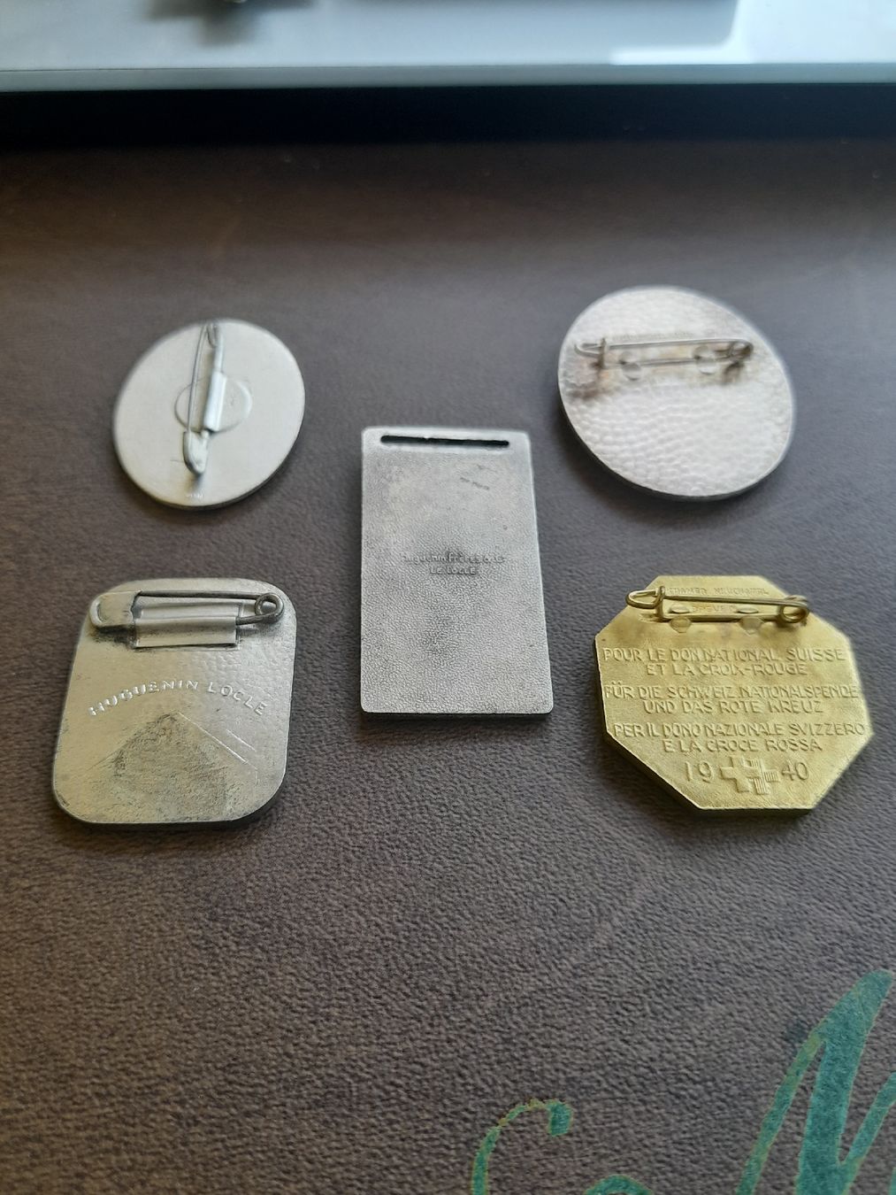 Broches & Aiguilles: Lot, 5 Schweizer Abzeichen, Anhänger, Brosche – D'occasion à Basel par Basel_20 8