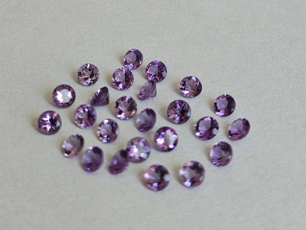 Pietre preziose: Améthystes AAA rondes 3 mm / 0.10 ct pièce – Nuovo (secondo la descrizione) da La Chaux-de-Fonds venduto da j-aime-les-gemmes 1