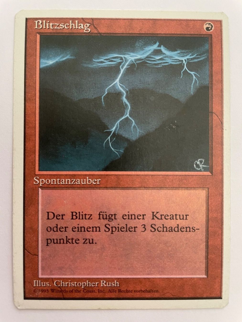 Cartoline: MTG - Blitzschlag – Usato da Zürich venduto da T_H_O_M_A_S