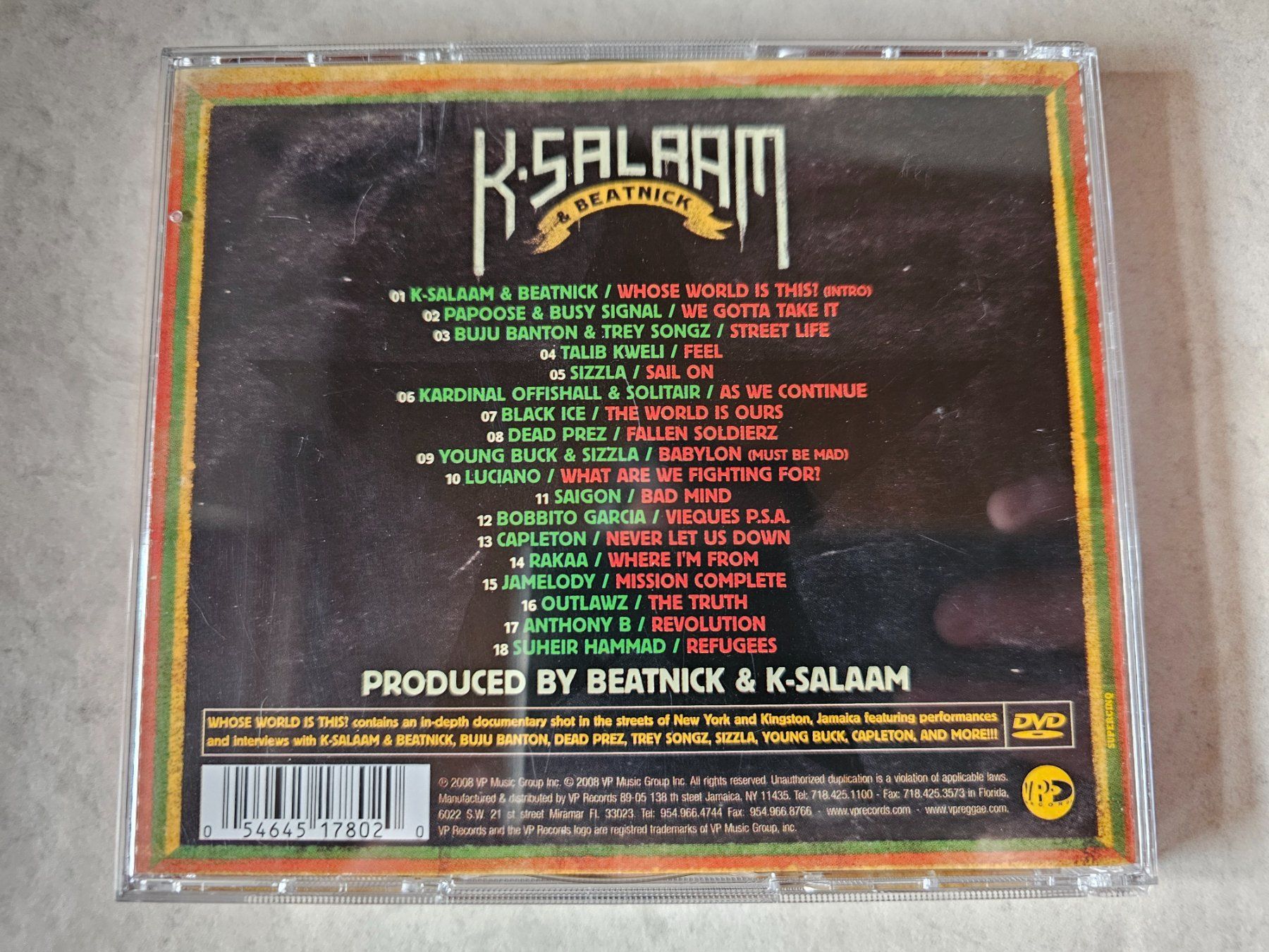 CDs: K-Salaam & Beatnick  -  Whose World is this? / CD + DVD – Gebraucht aus Schneisingen von backstore24 1