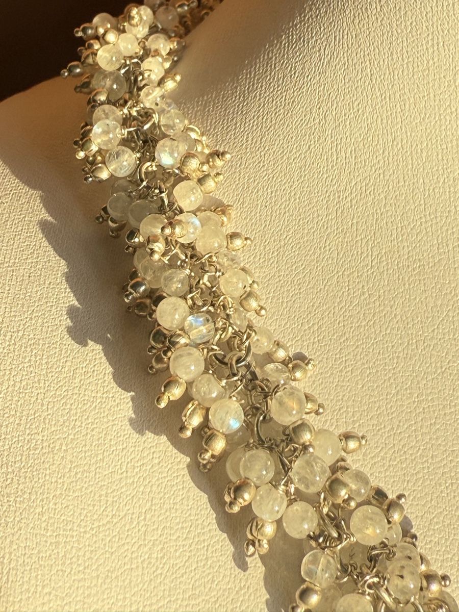 Catenine: Schöne Mondstein Kette NEU – Nuovo e nell'imballaggio originale da Basel venduto da Chili007 3