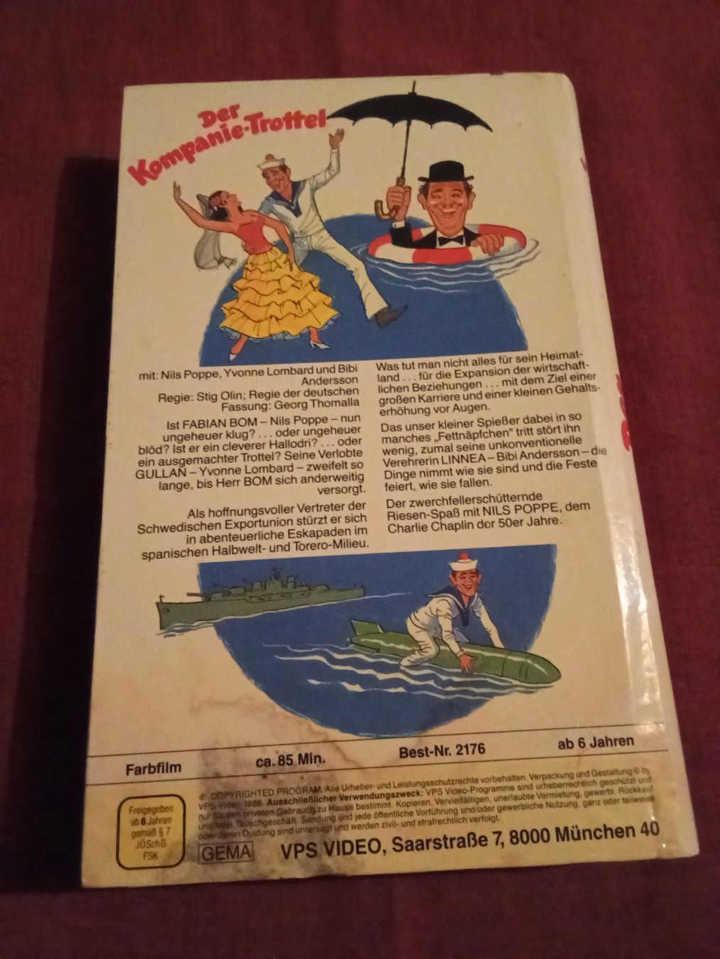 Toutes les VHS: Der Kompanie-Trottel (S 1958) VPS Video VHS – D'occasion à Remetschwil par Hofiii 1