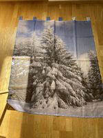 Vorhänge mit Winterlandschaft
