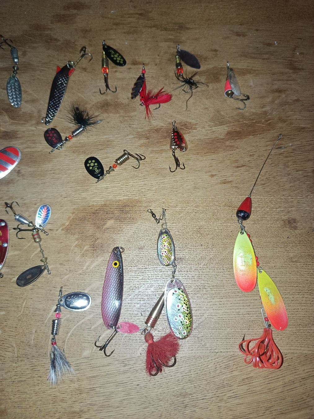 Köder: Grosses Angelköder-Set – Spinner & Blinker – Forelle, Barsch – Gebraucht aus Unterseen von Inf_6lxm 1
