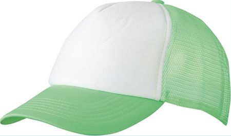 Hut Cap Restposten White Neon Green