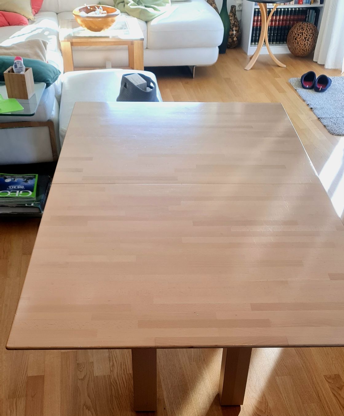 Tavoli: Esstisch / Wohnzimmertisch, Buche massiv – Usato da Gossau SG venduto da ric_2f2g