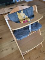 Trip Trapp Hochstuhl Holz mit Winnie Puuh Sitzauflage neuw.