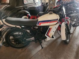 Fantic Motorrad 125 ccm weiss Zustand gut, Scheunenfund